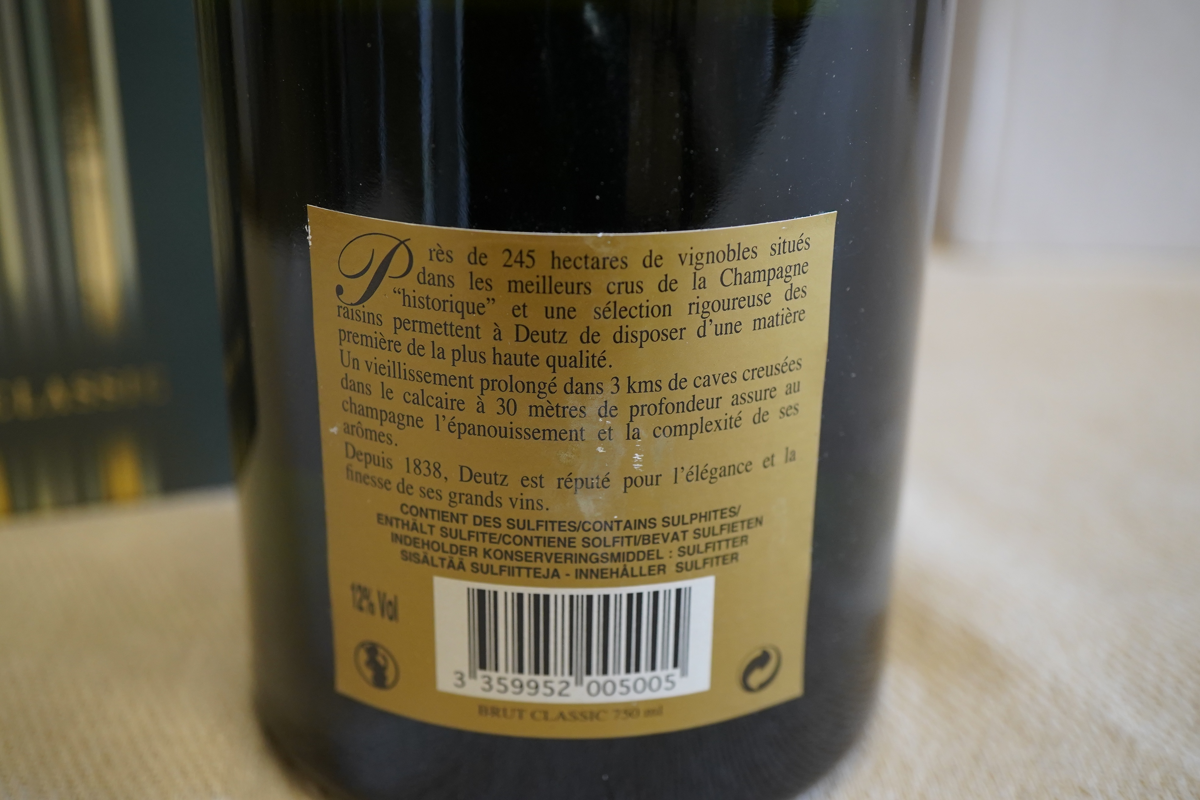 Champagne: Deutz Brut Classic NV
